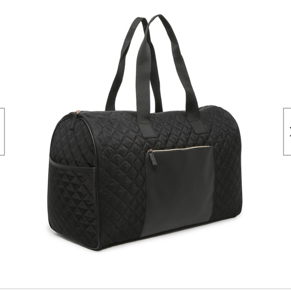 DSW Handbags - DSW Black Quilted Weekender Tote Bag